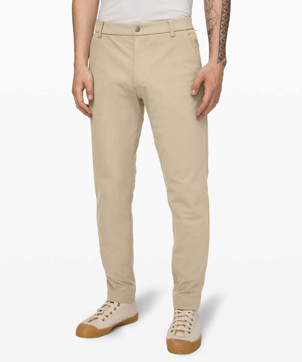 Lululemon Commission Pant Classic Size 34 Warpstreme 32" Tofino Sand Work Casual